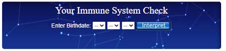immune system calcluator
